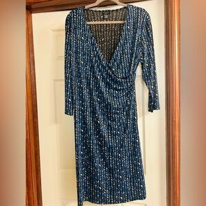 Courtenay 3/4 Length Sleeve Wrap Dress